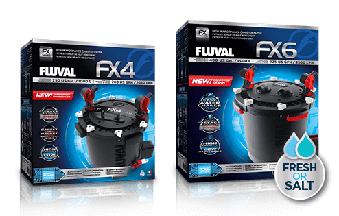 Fluval FX filter systemen extern